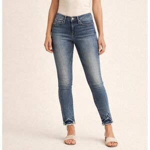 NWT FRAME Le Skinny de Jeanne Jeans Roman View‎ Frayed Hem Size 29